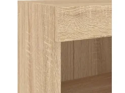 vidaXL 5-tlg. Wohnwand mit LED-Beleuchtung Sonoma-Eiche Holzwerkstoff Modell 2