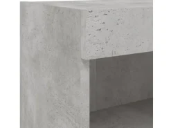vidaXL 8-Tlg Wohnwand mit LED-Beleuchtung Betongrau Holzwerkstoff 3216636