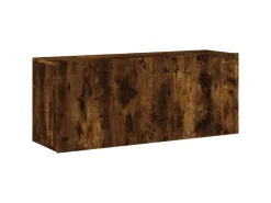 vidaXL 5-Tlg Wohnwand Räuchereiche Holzwerkstoff 3216493