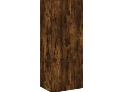 vidaXL 5-Tlg Wohnwand Räuchereiche Holzwerkstoff 3216543