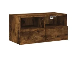 vidaXL 5-Tlg Wohnwand Räuchereiche Holzwerkstoff 3216543