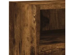 vidaXL 5-Tlg Wohnwand Räuchereiche Holzwerkstoff 3216543