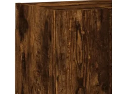 vidaXL 4-Tlg Wohnwand Räuchereiche Holzwerkstoff 3216432