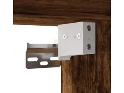 vidaXL 4-Tlg Wohnwand Räuchereiche Holzwerkstoff 3216432