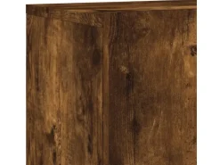 vidaXL 5-Tlg Wohnwand Räuchereiche Holzwerkstoff 3216515
