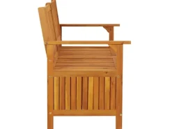 vidaXL Truhenbank 148 cm Massivholz Akazie