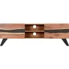 vidaXL TV-Schrank 140 x 30 x 45 cm Massivholz Akazie