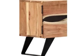vidaXL TV-Schrank 140 x 30 x 45 cm Massivholz Akazie