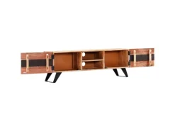 vidaXL TV-Schrank 140 x 30 x 45 cm Massivholz Akazie