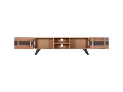 vidaXL TV-Schrank 140 x 30 x 45 cm Massivholz Akazie