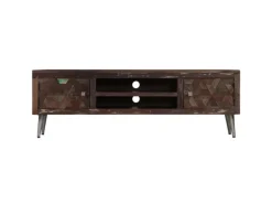 vidaXL TV-Schrank Altholz Massiv 140x30x45 cm