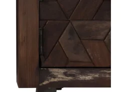 vidaXL TV-Schrank Altholz Massiv 140x30x45 cm