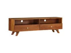 vidaXL TV-Schrank Altholz Massiv 140x30x40 cm