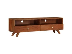 vidaXL TV-Schrank Altholz Massiv 140x30x40 cm