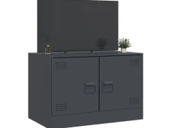 vidaXL TV-Schrank Anthrazit 67x39x44 cm Stahl Modell 3