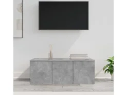 vidaXL TV-Schrank Betongrau 80x34x30 cm Holzwerkstoff