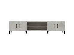 vidaXL TV-Schrank Betongrau 180x31,5x40 cm Holzwerkstoff