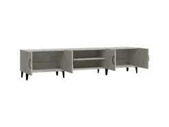 vidaXL TV-Schrank Betongrau 180x31,5x40 cm Holzwerkstoff