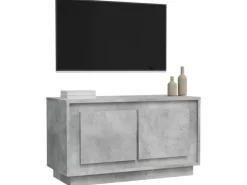 vidaXL TV-Schrank Betongrau 80x35x45 cm Holzwerkstoff