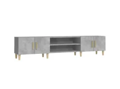 vidaXL TV-Schrank Betongrau 180x31,5x40 cm Holzwerkstoff Modell 1