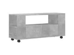 vidaXL TV-Schrank Betongrau 102x34,5x43 cm Holzwerkstoff