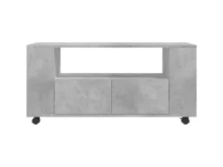 vidaXL TV-Schrank Betongrau 102x34,5x43 cm Holzwerkstoff