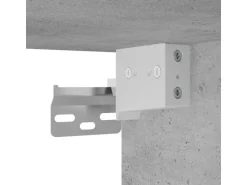 vidaXL TV-Schrank Betongrau 30,5x30x110 cm Holzwerkstoff