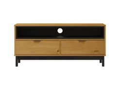 vidaXL TV-Schrank FLAM 110x40x50 cm Massivholz Kiefür Modell 1