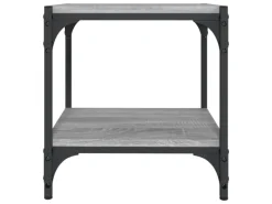 vidaXL TV-Schrank Grau Sonoma 40x33x41 cm Holzwerkstoff und Stahl