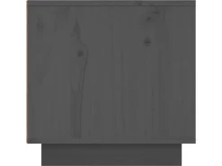 vidaXL TV-Schrank Grau 140x40x40 cm Massivholz Kiefür