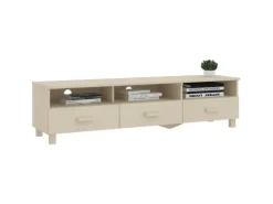 vidaXL TV-Schrank HAMAR Honigbraun 158x40x40 cm Massivholz Kiefür