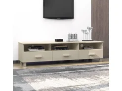 vidaXL TV-Schrank HAMAR Honigbraun 158x40x40 cm Massivholz Kiefür