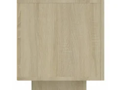 vidaXL TV-Schrank mit LED-Leuchten Sonoma-Eiche 160x35x40 cm