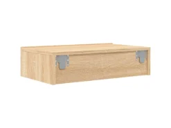 vidaXL TV-Schrank mit LED-Leuchten Sonoma-Eiche 60x35x15,5 cm