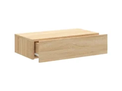vidaXL TV-Schrank mit LED-Leuchten Sonoma-Eiche 60x35x15,5 cm