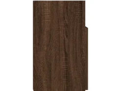 vidaXL TV-Schrank mit LED-Leuchten Braun Eichen-Optik 120x30x50 cm