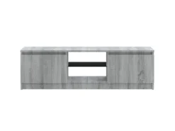 vidaXL TV-Schrank mit LED-Leuchten Grau Sonoma 120x30x35,5 cm
