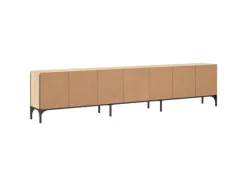 vidaXL TV-Schrank mit Schublade Sonoma-Eiche 200x25x44cm Holzwerkstoff