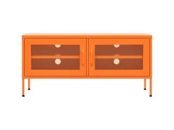 vidaXL TV-Schrank Orange 105x35x50 cm Stahl