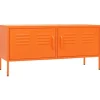 vidaXL TV-Schrank Orange 105x35x50 cm Stahl Modell 1