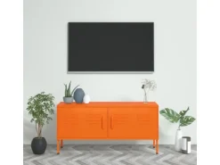 vidaXL TV-Schrank Orange 105x35x50 cm Stahl Modell 1