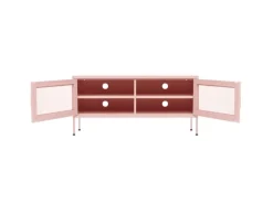 vidaXL TV-Schrank Rosa 105x35x50 cm Stahl