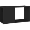vidaXL TV-Schrank Schwarz 60x24x32 cm Holzwerkstoff
