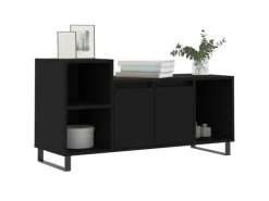 vidaXL TV-Schrank Schwarz 100x35x55 cm Holzwerkstoff Modell 4