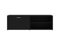 vidaXL TV-Schrank Schwarz 120x34x37 cm Holzwerkstoff Modell 1