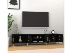 vidaXL TV-Schrank Schwarz 180x31,5x40 cm Holzwerkstoff Modell 1