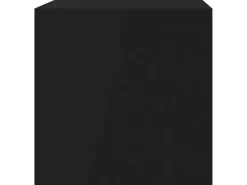 vidaXL TV-Schrank Schwarz 80x40x40 cm Holzwerkstoff