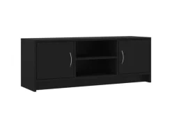 vidaXL TV-Schrank Schwarz 102x30x37,5 cm Holzwerkstoff