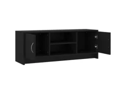 vidaXL TV-Schrank Schwarz 102x30x37,5 cm Holzwerkstoff