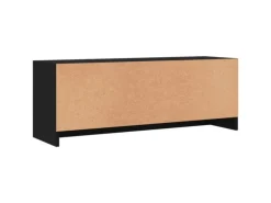 vidaXL TV-Schrank Schwarz 102x30x37,5 cm Holzwerkstoff